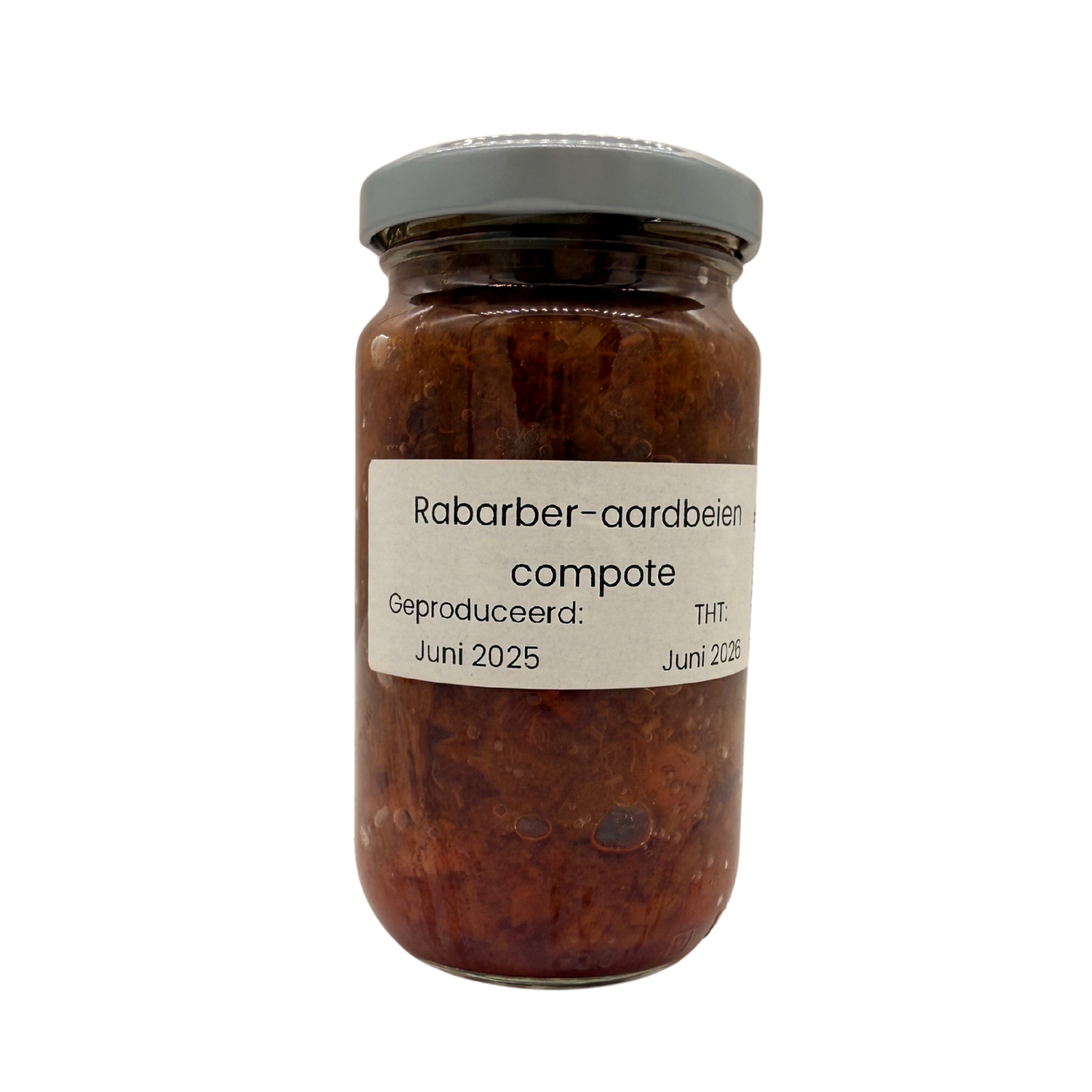 Rabarber-aardbeien compote