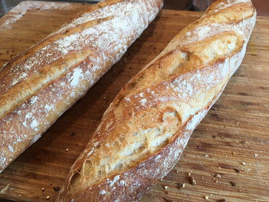 Versgebakken desem stokbrood (wit)