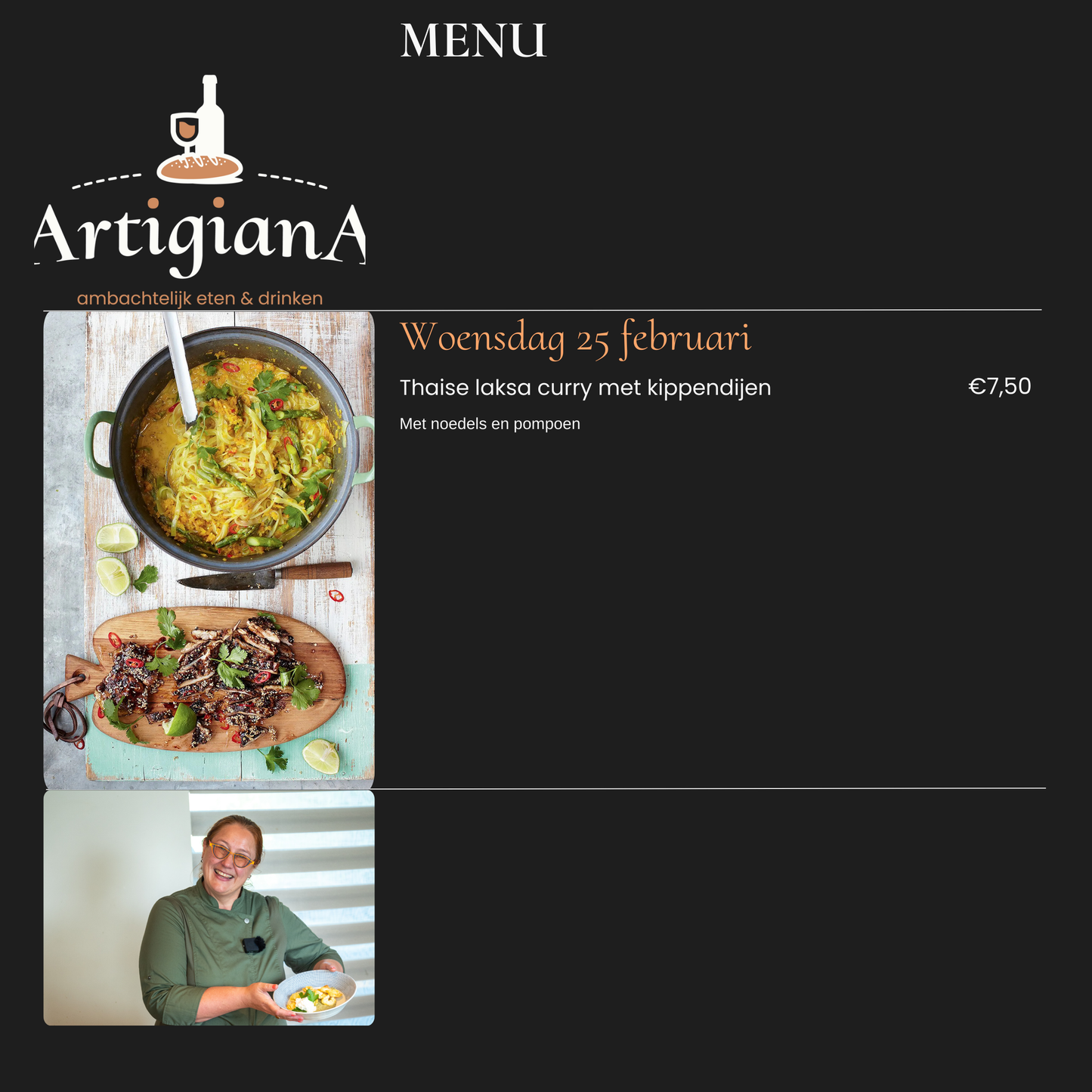 Doordeweekse maaltijd - afhalen