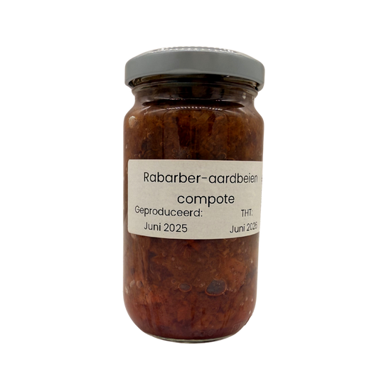 Rabarber-aardbeien compote