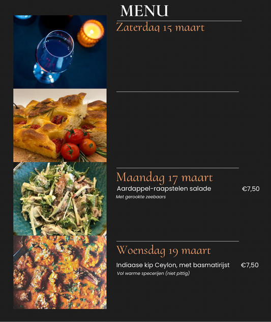 Toetje - standaard - afhalen