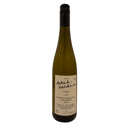 Rüdesheimer Magdalenenkreuz Riesling Kabinett trocken Bio 2023 Weingut Asbach-Kretschmar