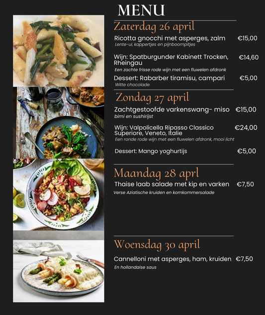 Doordeweekse maaltijd - afhalen